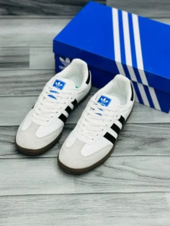 Adidas Samba Shoes (Premium Batch) (Unisex) white black